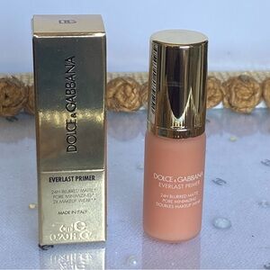 Dolce& Gabbana 24 hr Everlast blurred matte primer 6ml with pump deluxe sample